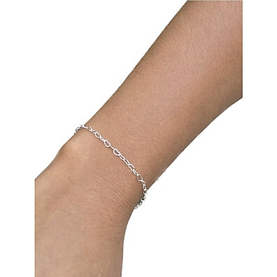 Pulseira Prata 925 Corações: Elegância que Encanta