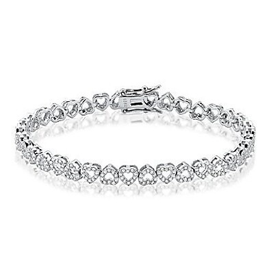Pulseira Riviera Prata 925: Corações Calejados ✨