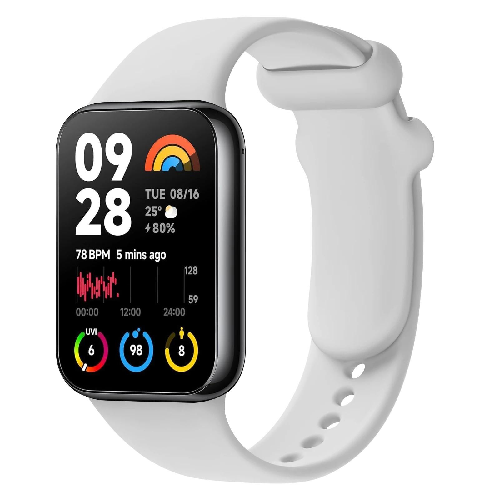 Pulseira Silicone Premium: Mi Band 8/9 Pro e Redmi Watch 4