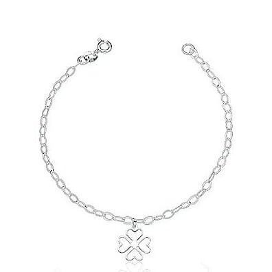 Pulseira Trevo da Sorte Prata 925: Atraia Boa Sorte!