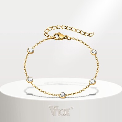 Pulseira VNox 18K: Elegância que Dura!