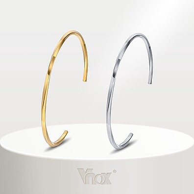 Pulseira Vnox Mobius: Elegância em Aço Inoxidável