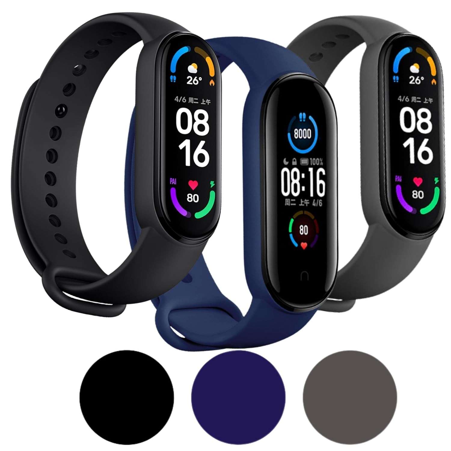pulseiras-5-smartband-e-band-com-7-pretaazul-cinza-3-a-kit-pino-6-para-mi-resistente-a