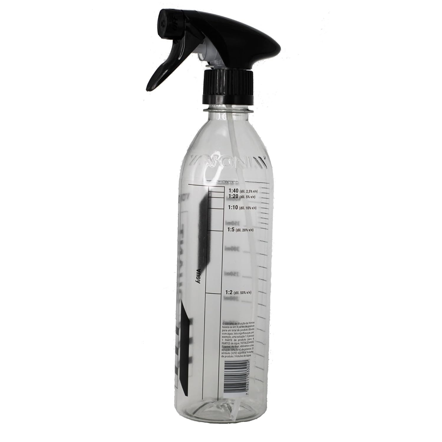 Pulverizador de Diluição QUANT 500ml - Controle Preciso de Concentração para Produtos Vonixx