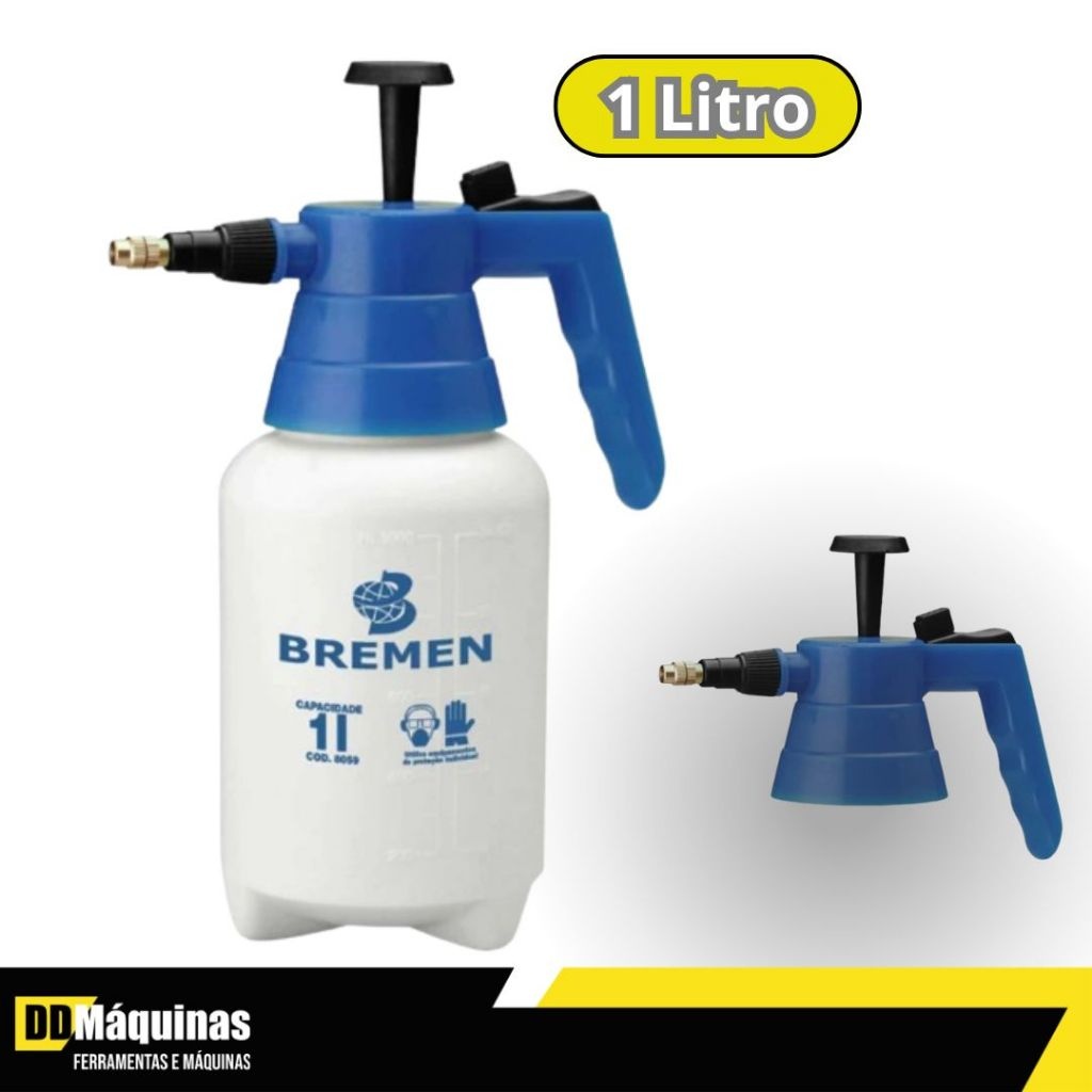Pulverizador Manual 1L Bremen: Limpeza e Jardinagem