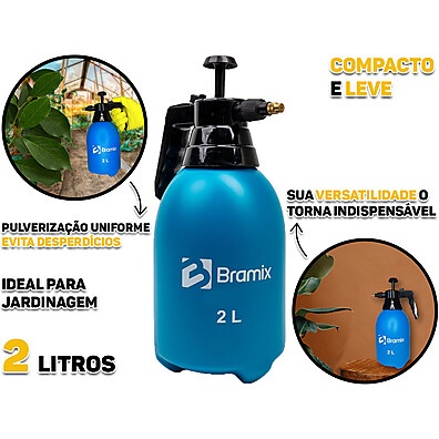 Pulverizador Manual 2L: Cuidado Fácil para Suas Plantas