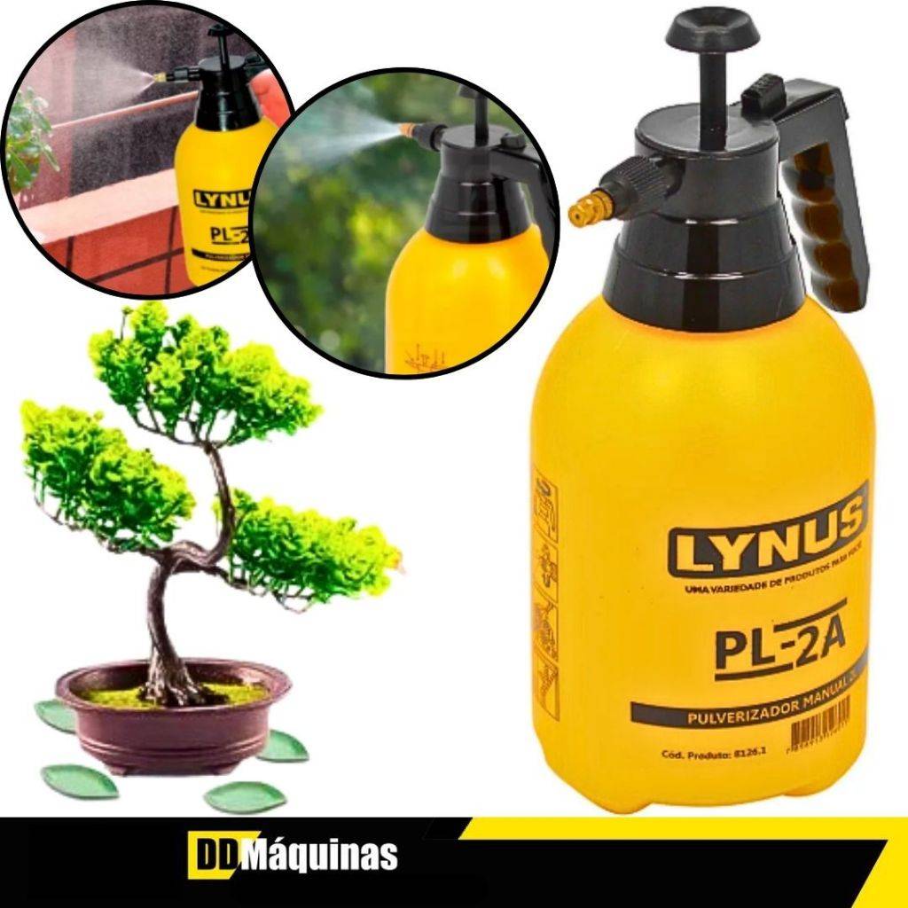 Pulverizador Manual Lynus 2 Litros: Regule e Aplique!