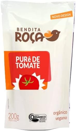 Kit 2X: Purê de Tomate Orgânico Bendita Roça 200g