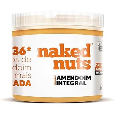 Naked Nuts: Pasta Amendoim Integral 300g - Sabor Puro!