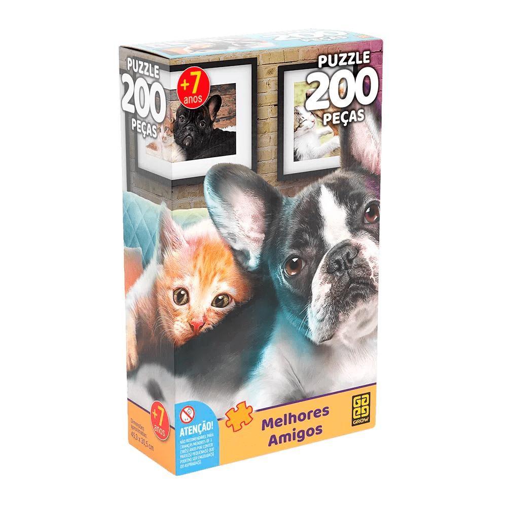 Puzzle 200 Peças: Diversão e Relaxamento!