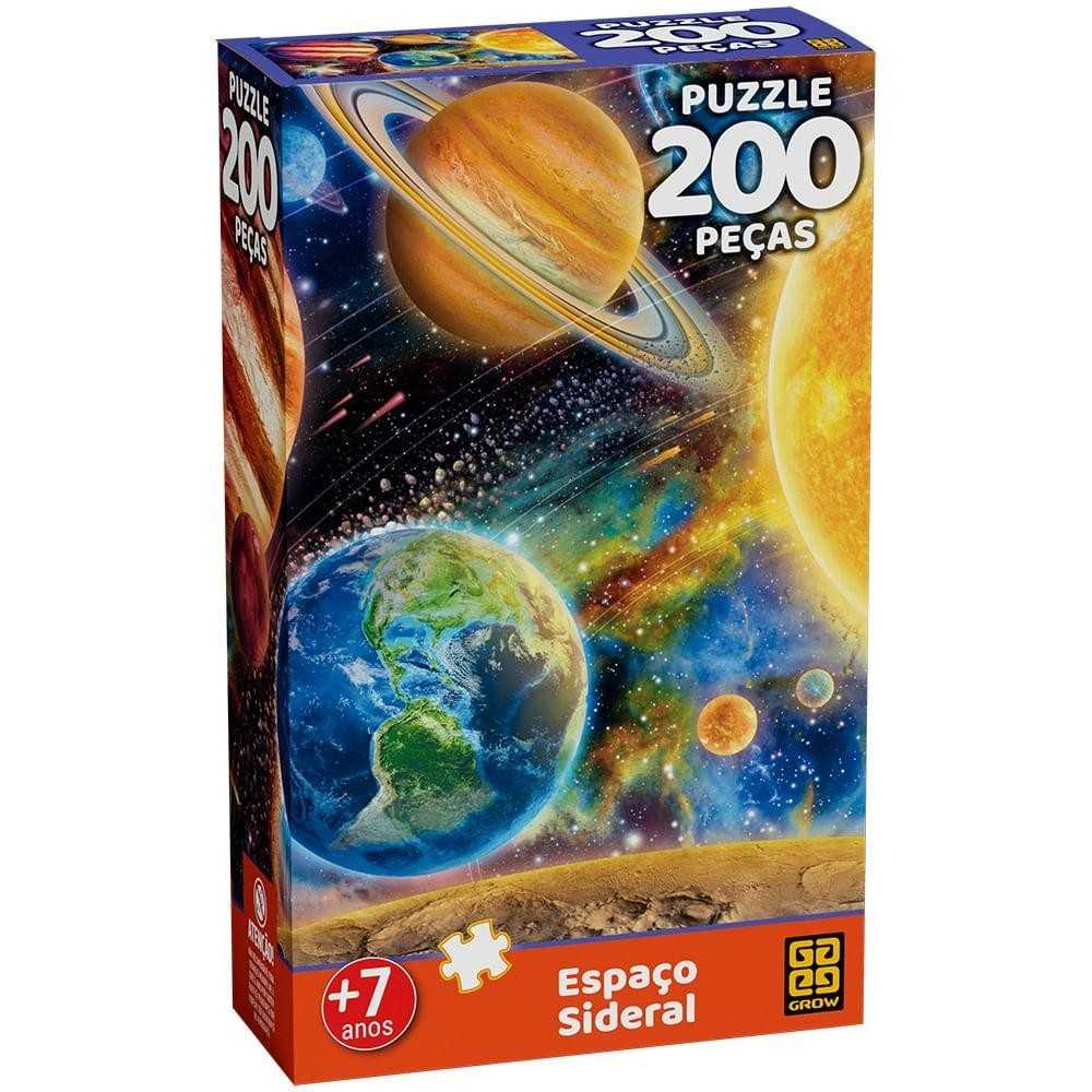 Puzzle Espaço Sideral 200 Peças: Desafie e Relaxe!