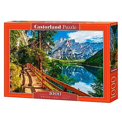 Puzzle Lago Braies: 1000 Peças de Pura Beleza Italiana