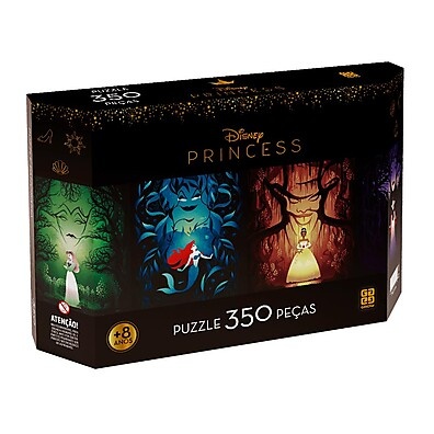 Puzzle Princesas 350 Peças: Diversão e Relaxamento!