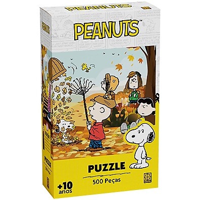 Puzzle Snoopy 500 Peças: Diversão e Decoração!