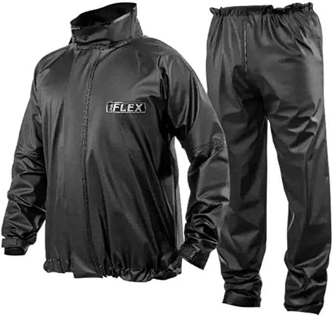 Capa de Chuva Pvc Delta Flex Motoqueiro (GG, Preto)