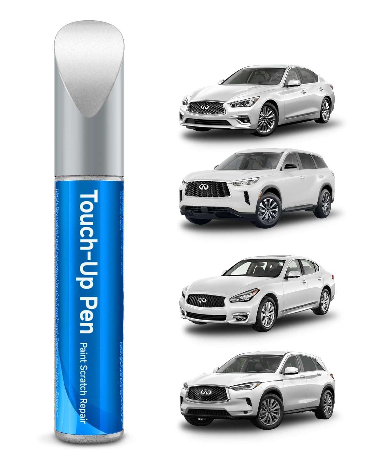Tinta de Retoque QAB White Pearl Tricoat – Reparo Perfeito para Arranhões em Veículos Infiniti