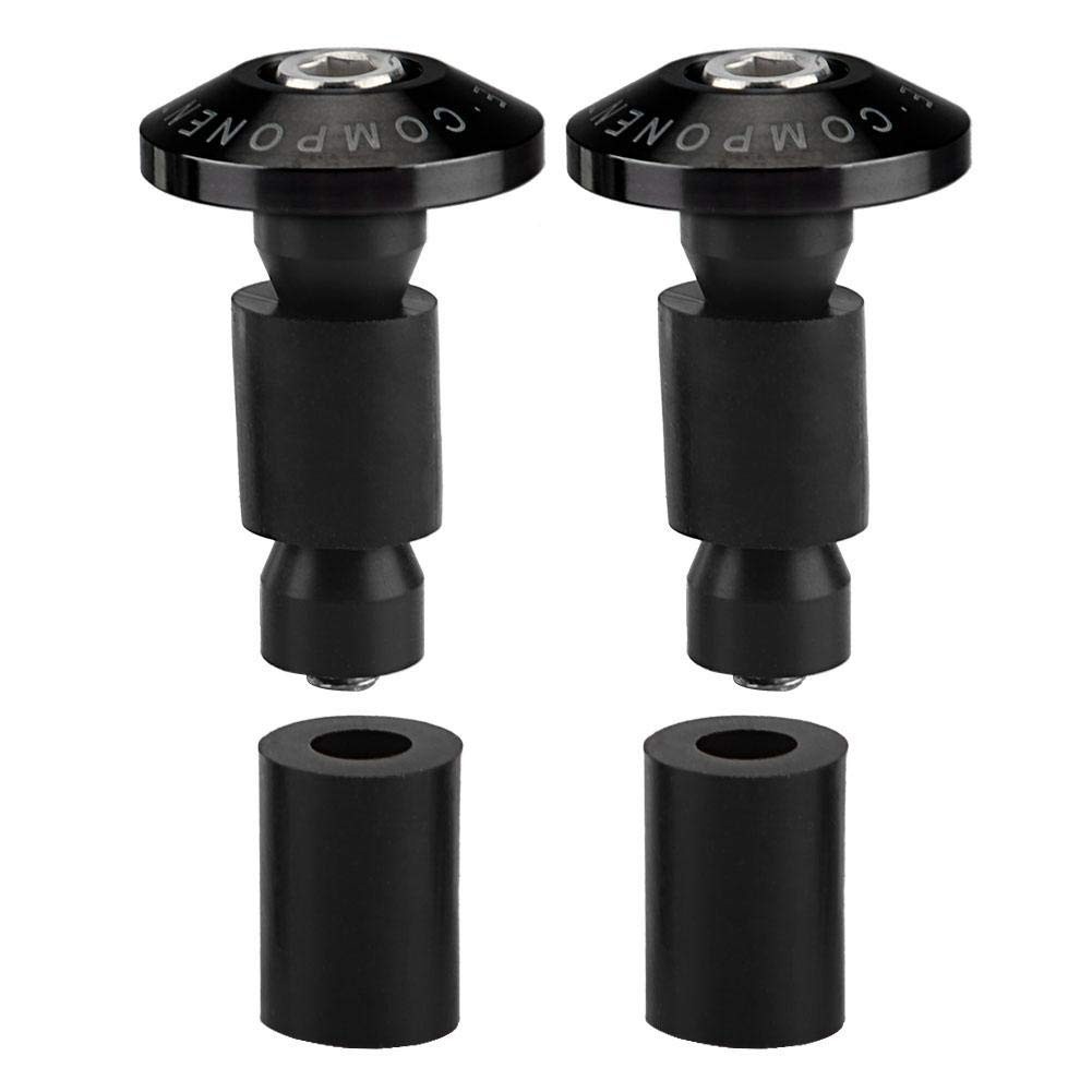 Protetores de Guidão Qiilu 22mm 7/8" para Motores, ATV e Offroad (Preto)