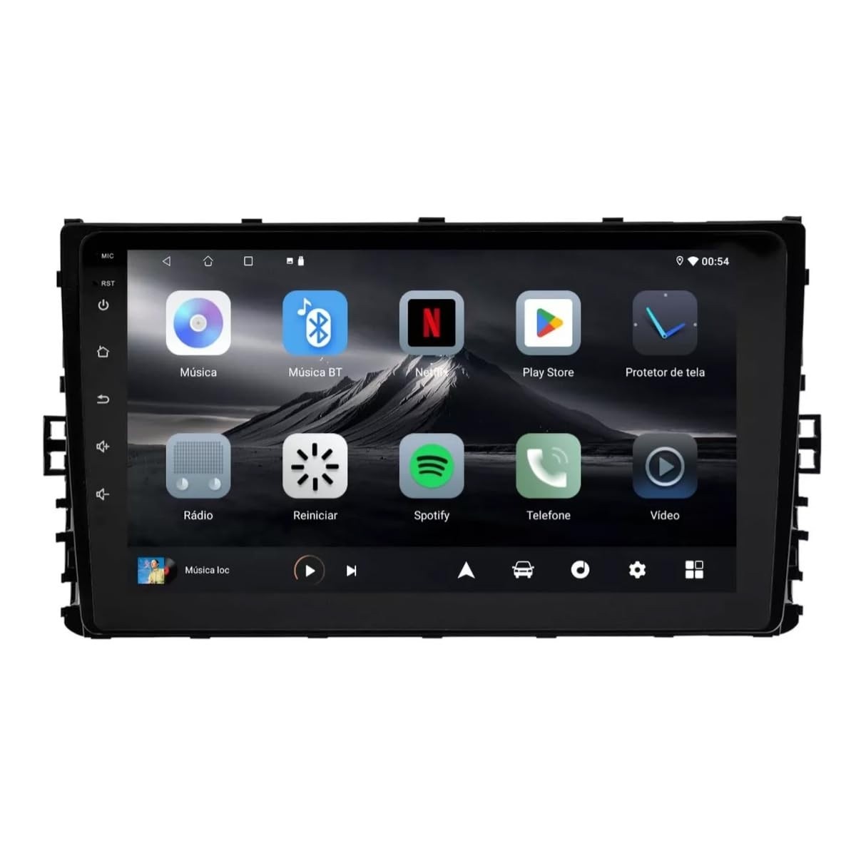 Central Multimídia Adak G2 9" QLED para T-Cross, Polo e Virtus (2018-2022) - Android Auto/Carplay Sem Fio + Câmera de Ré