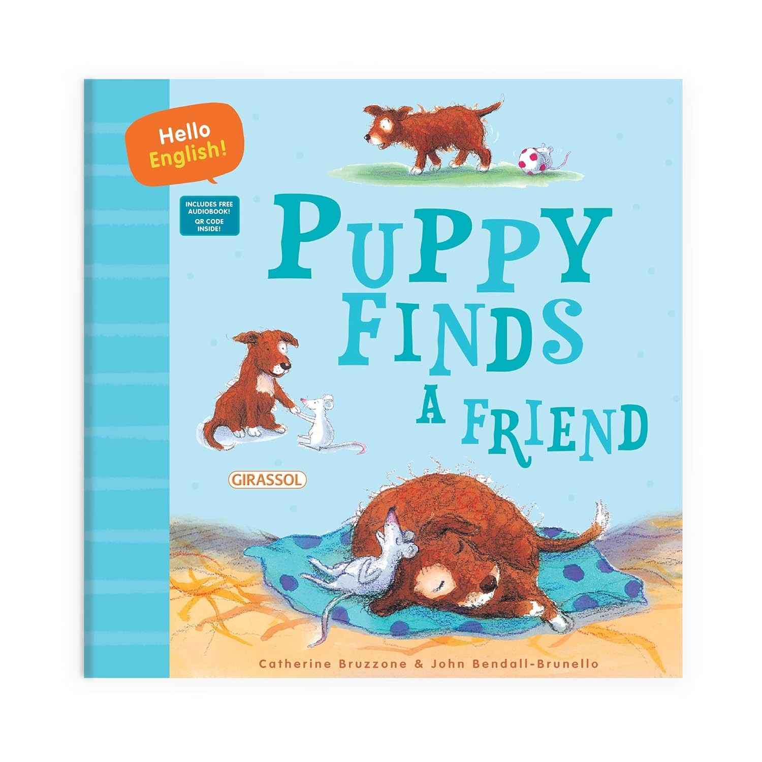 qr-english-com-livro-friend-puppy-a-a-infantil-finds-hello-interativo-code-a
