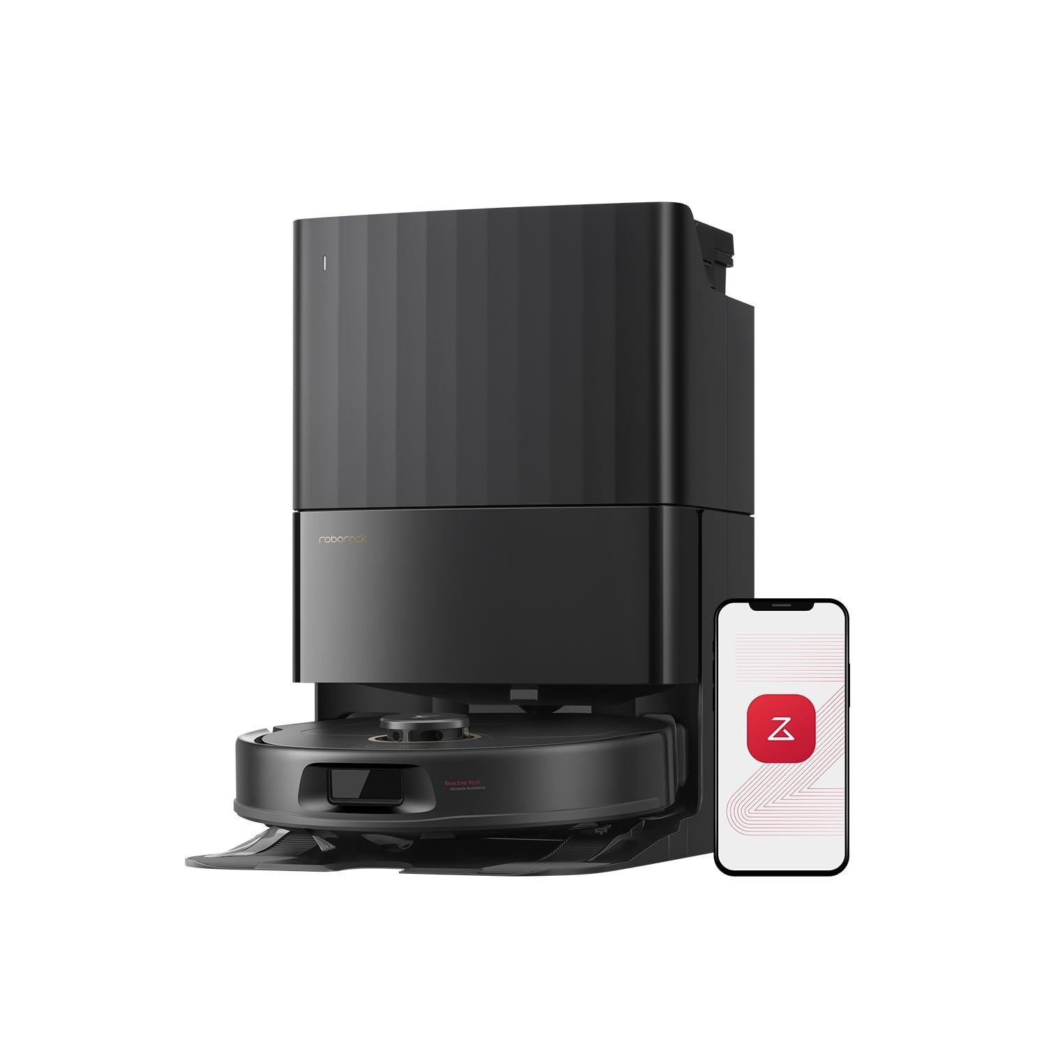 Roborock Qrevo S5V: Aspirador e Esfregão Robô com 12.000Pa, FlexiArm e Navegação LiDAR
