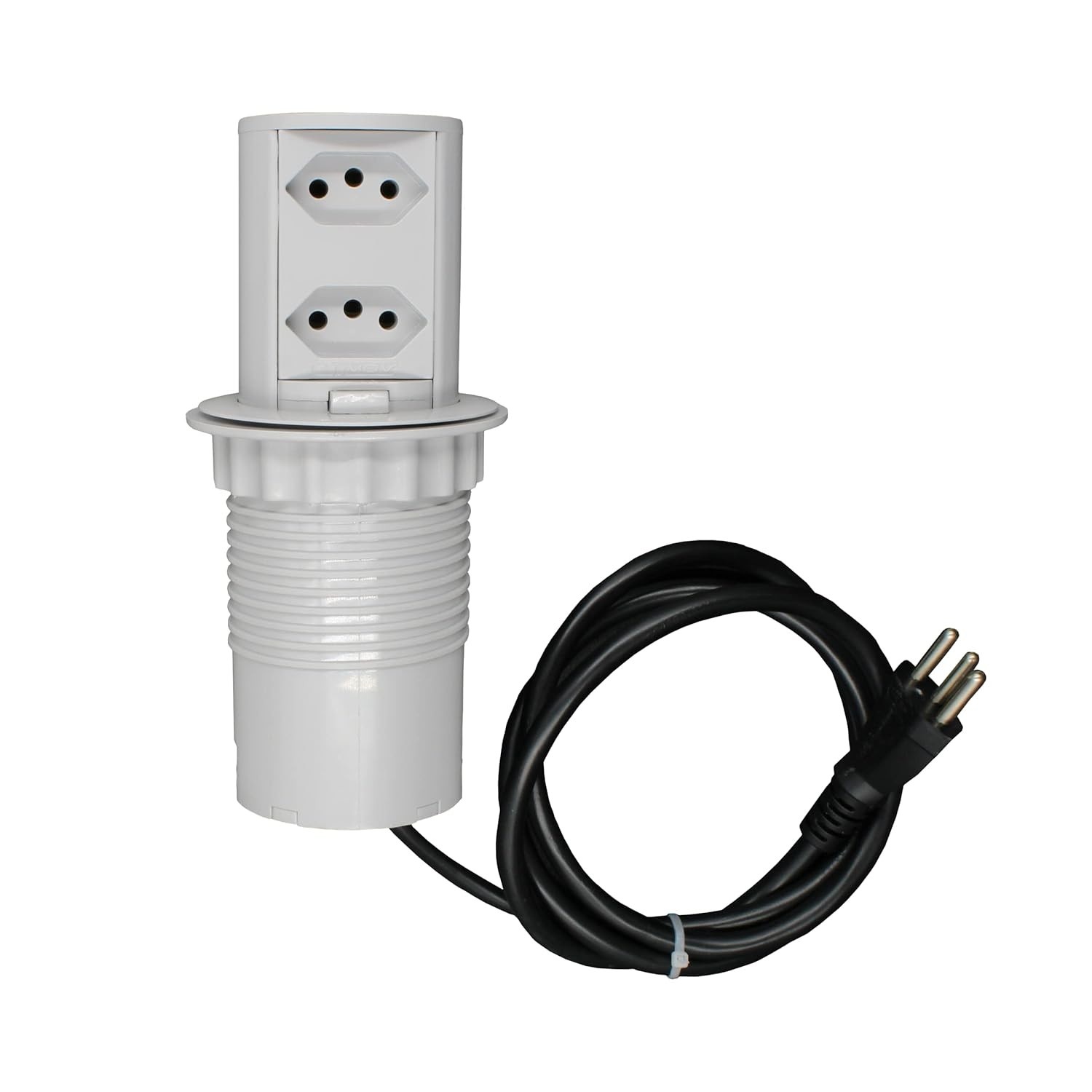 QTMOV Mini Totem POP 20 tomadas - Cinza 20 amps Nema 5-15