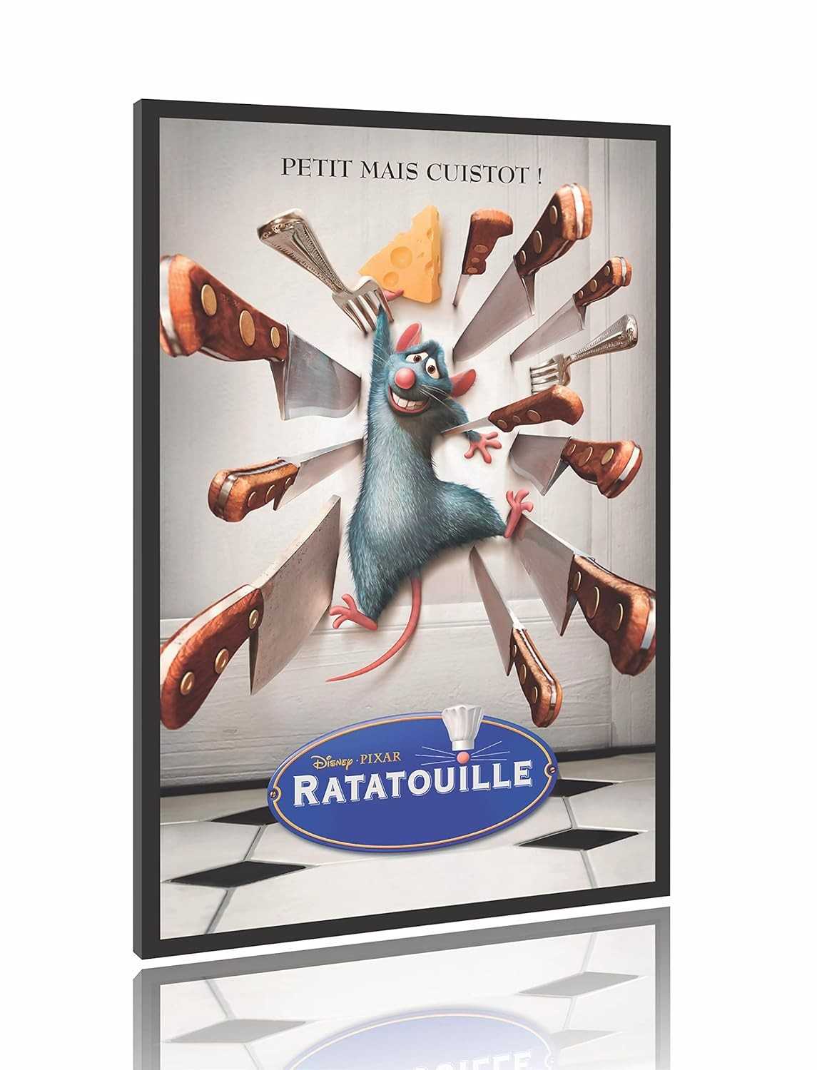 Quadro Decorativo Ratatouille 60x90cm - MDF Premium para Sala, Quarto e Escritório