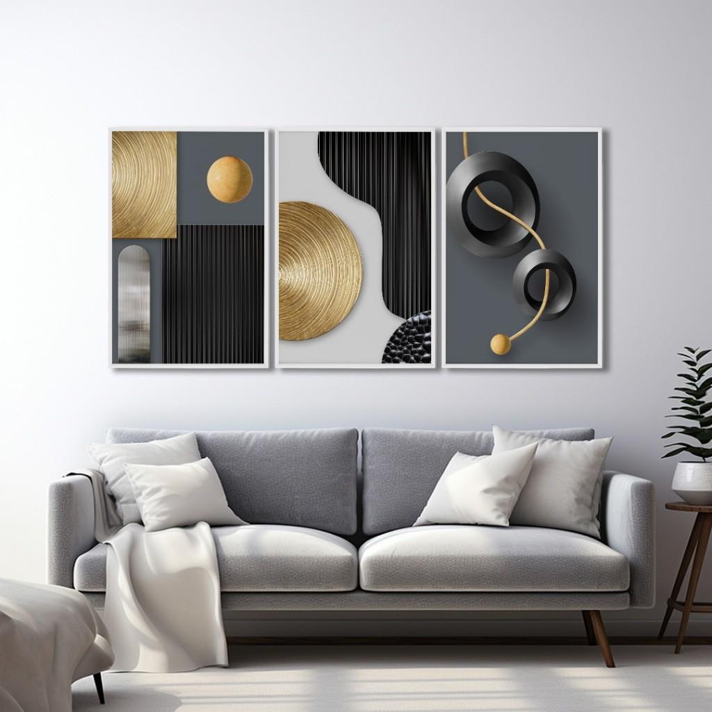 Quadro Abstrato Geométrico: Elegância para sua Casa