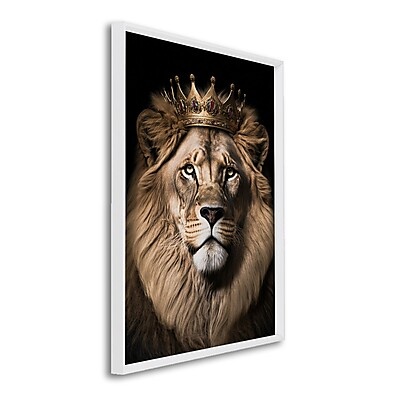 Quadro Decorativo King Lion – Liderança, Força e Coragem
