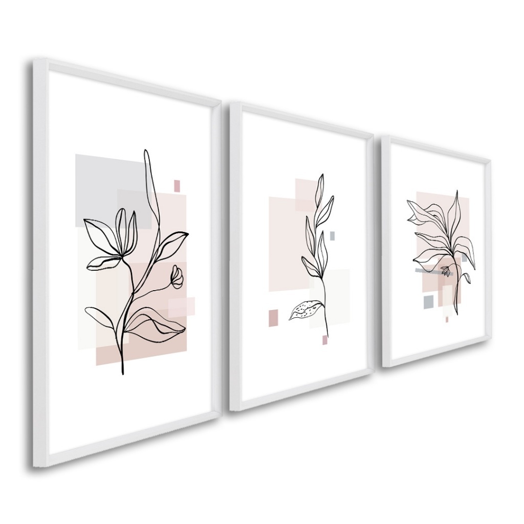 Quadro Floração Abstrata: Decore com Arte!