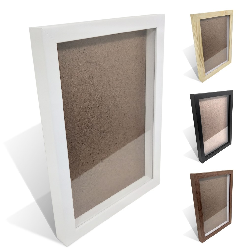 Quadro Moldura Caixa 21x30 com Profundidade Ideal para Artes
