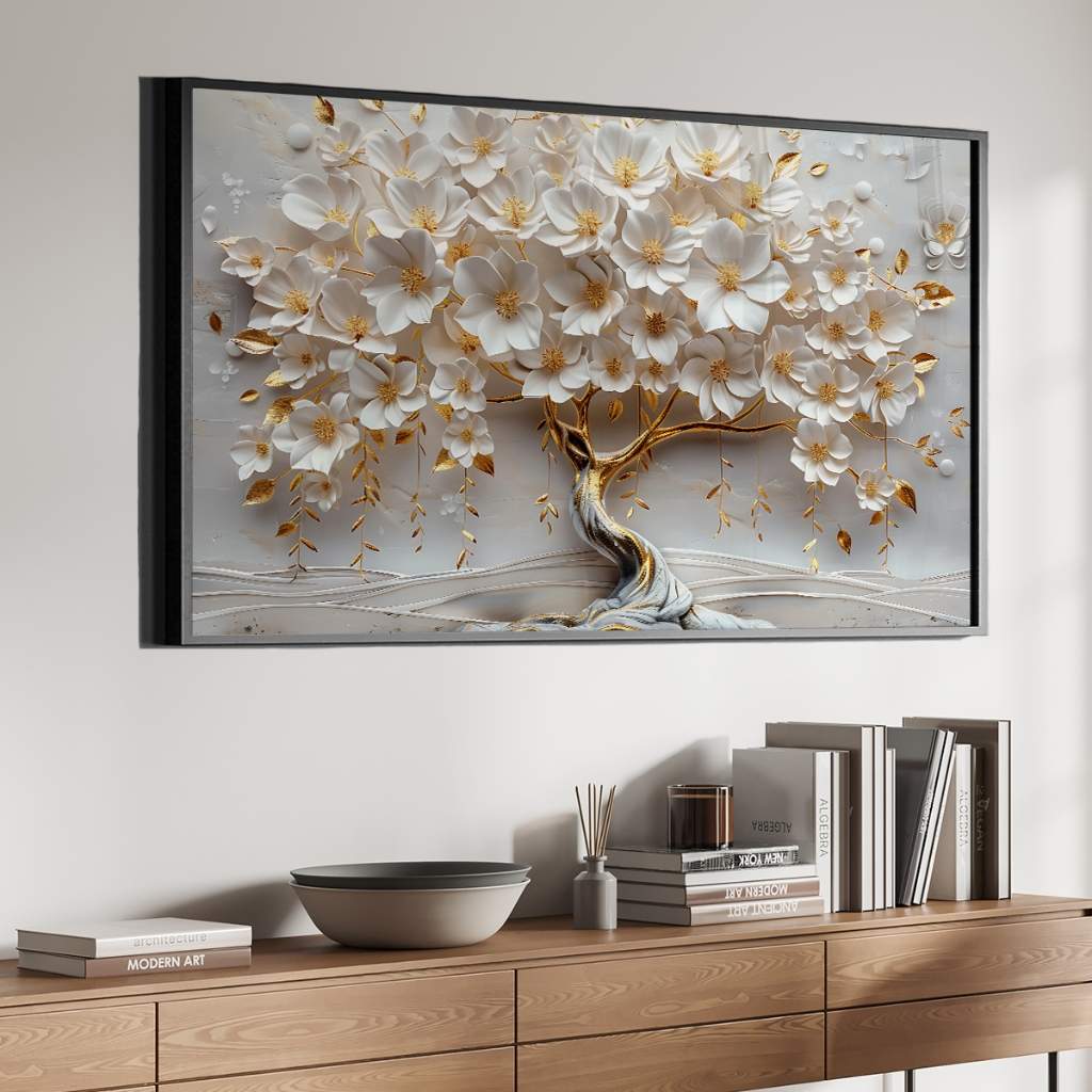 Quadro Primavera: Elegância Floral para Seu Lar