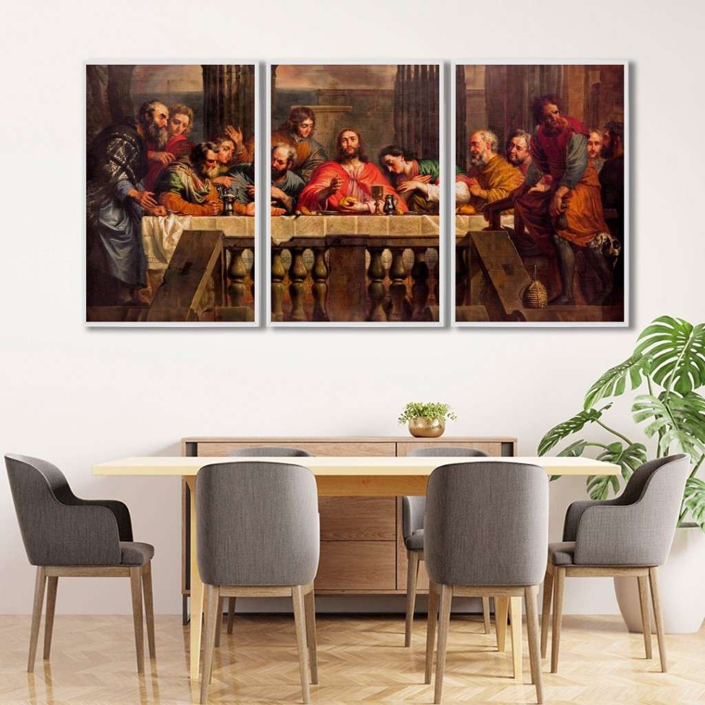 Quadro Última Ceia: Elegância e Fé para sua Casa