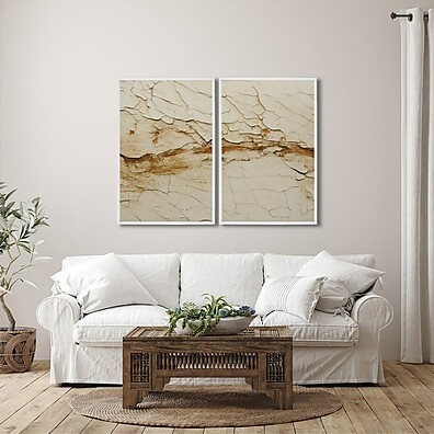 Quadros Abstratos Tons Terrosos: Decore com Arte!