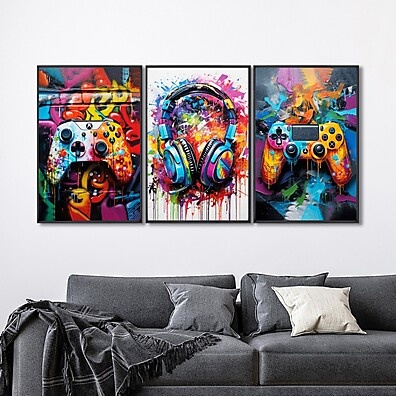 Quadros Gamer Conexão Pop: Decore com Arte!