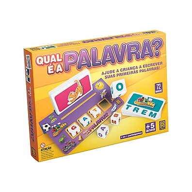 Qual É A Palavra? 3952 Grow: Aprender Brincando!