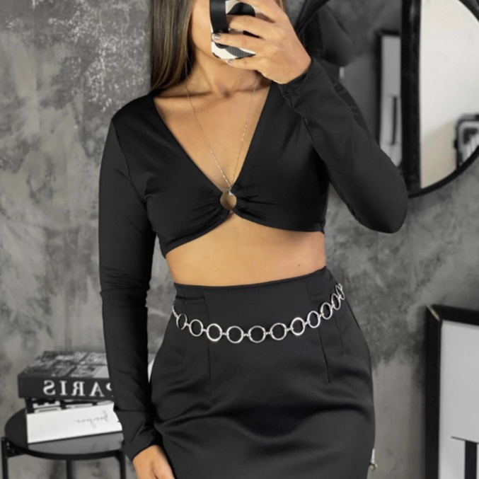 Cinto Plus Size 36 ao 54 com Corrente - Alta Qualidade