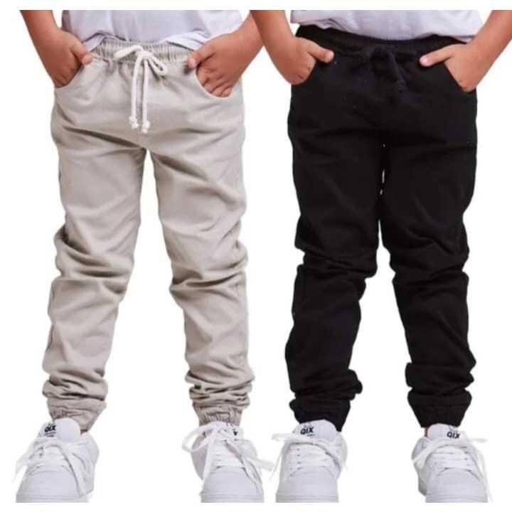 Calça Jogger Infantil com Punho Elástico – Conforto e Qualidade