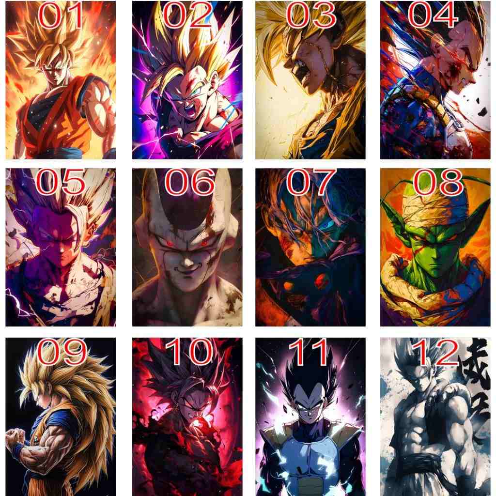 Quadros Dragon Ball para Quarto: Decore com Estilo e Qualidade