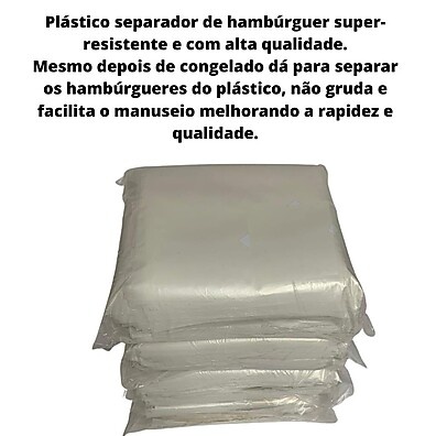 100 Separadores de Hambúrguer 15x15: Praticidade e Qualidade