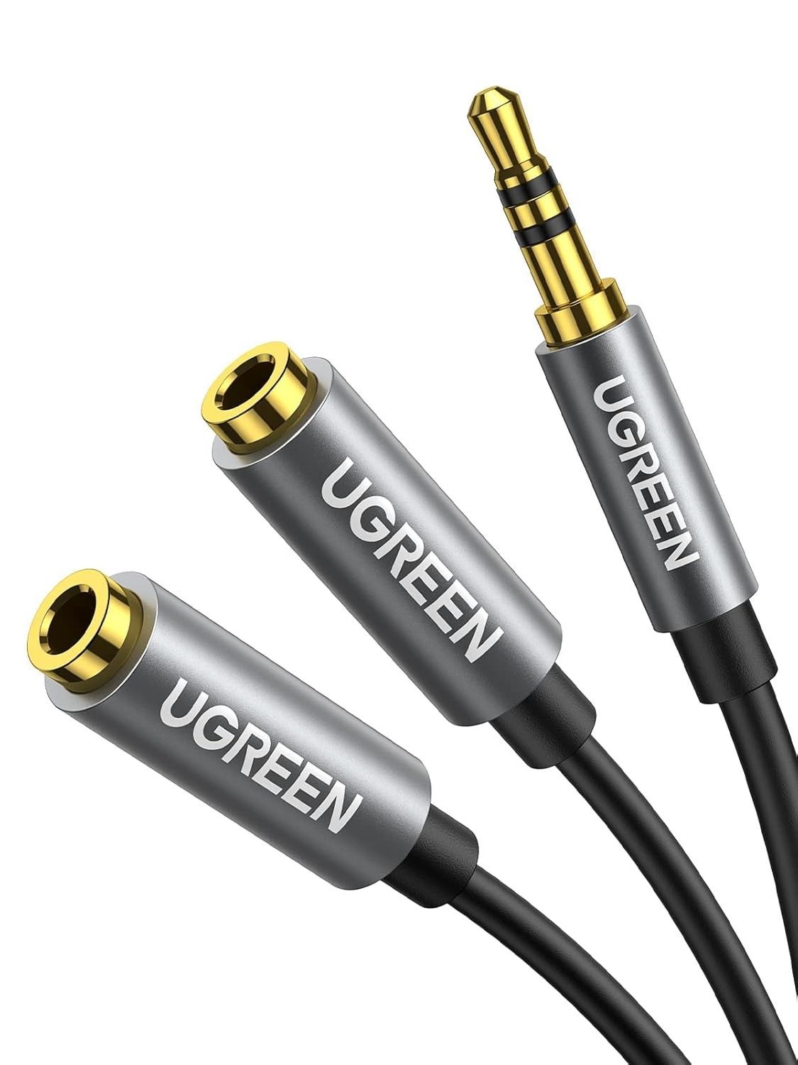 Divisor de Fone de Ouvido UGREEN 3.5mm: Compartilhe Áudio com Qualidade e Estilo