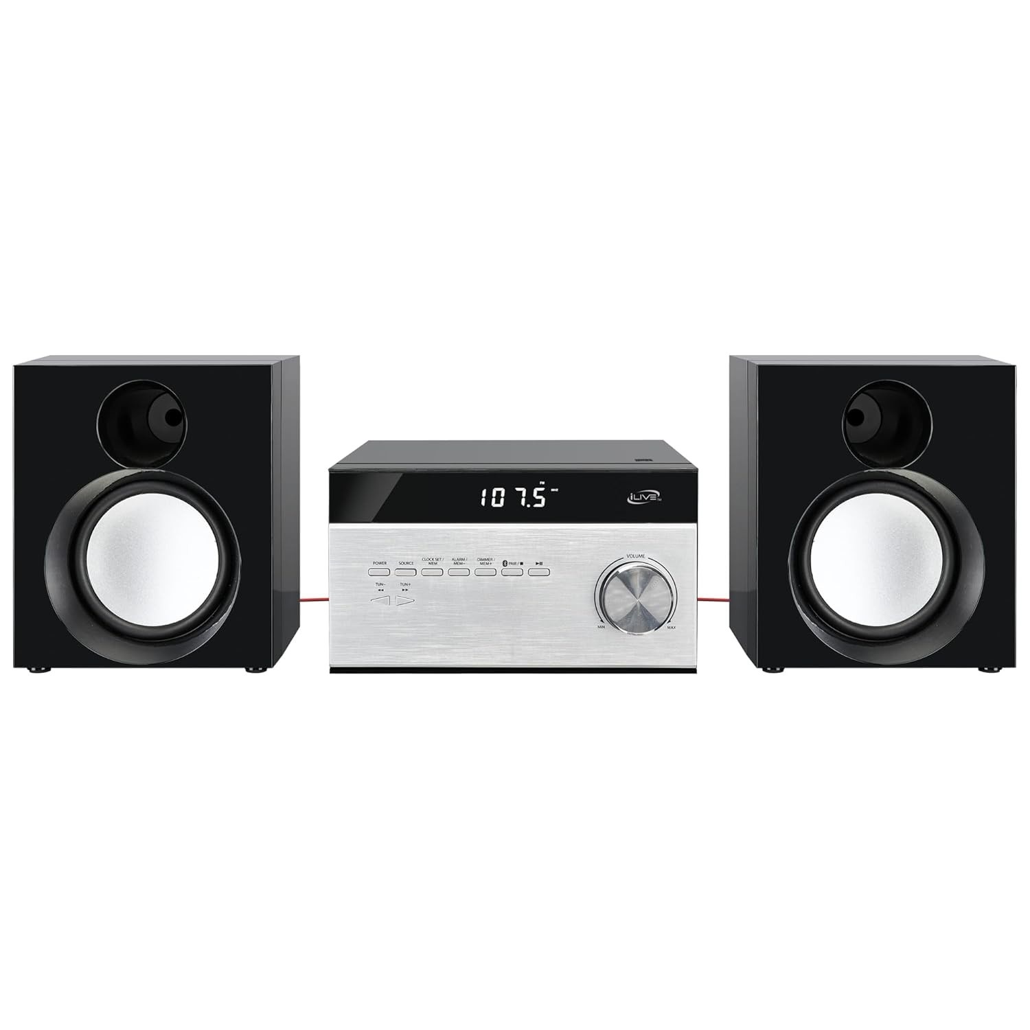 Sistema Estéreo iLive iHB227B: Som de Qualidade com CD, Rádio AM/FM e Controle Remoto