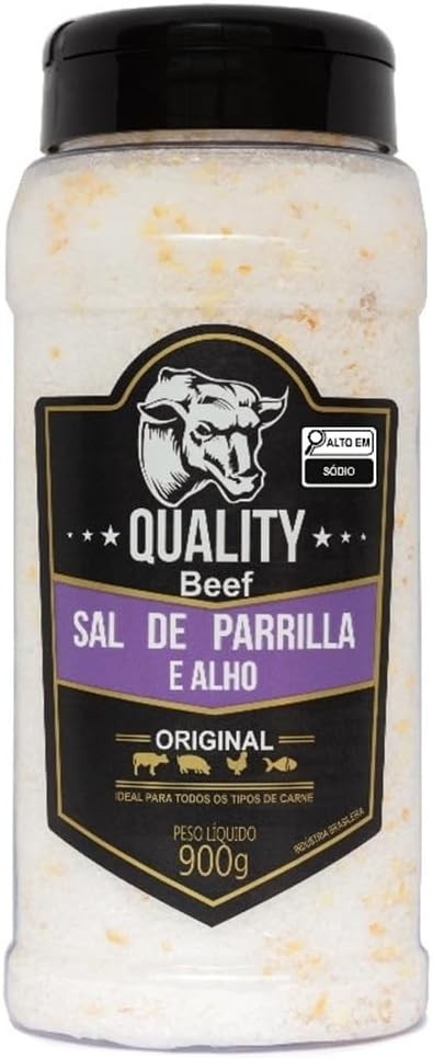 Quality Beef Tempero Sal de Parrilla e Alho 900g