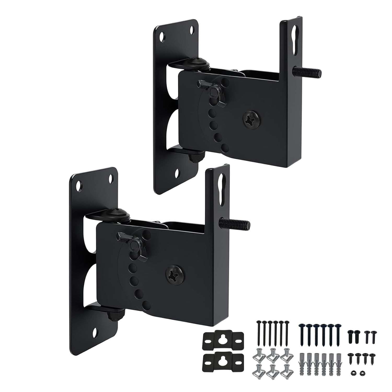 Suporte de Parede Howonder-pro HD-618pro: Som Perfeito em Qualquer Lugar (2 Unidades, Preto)