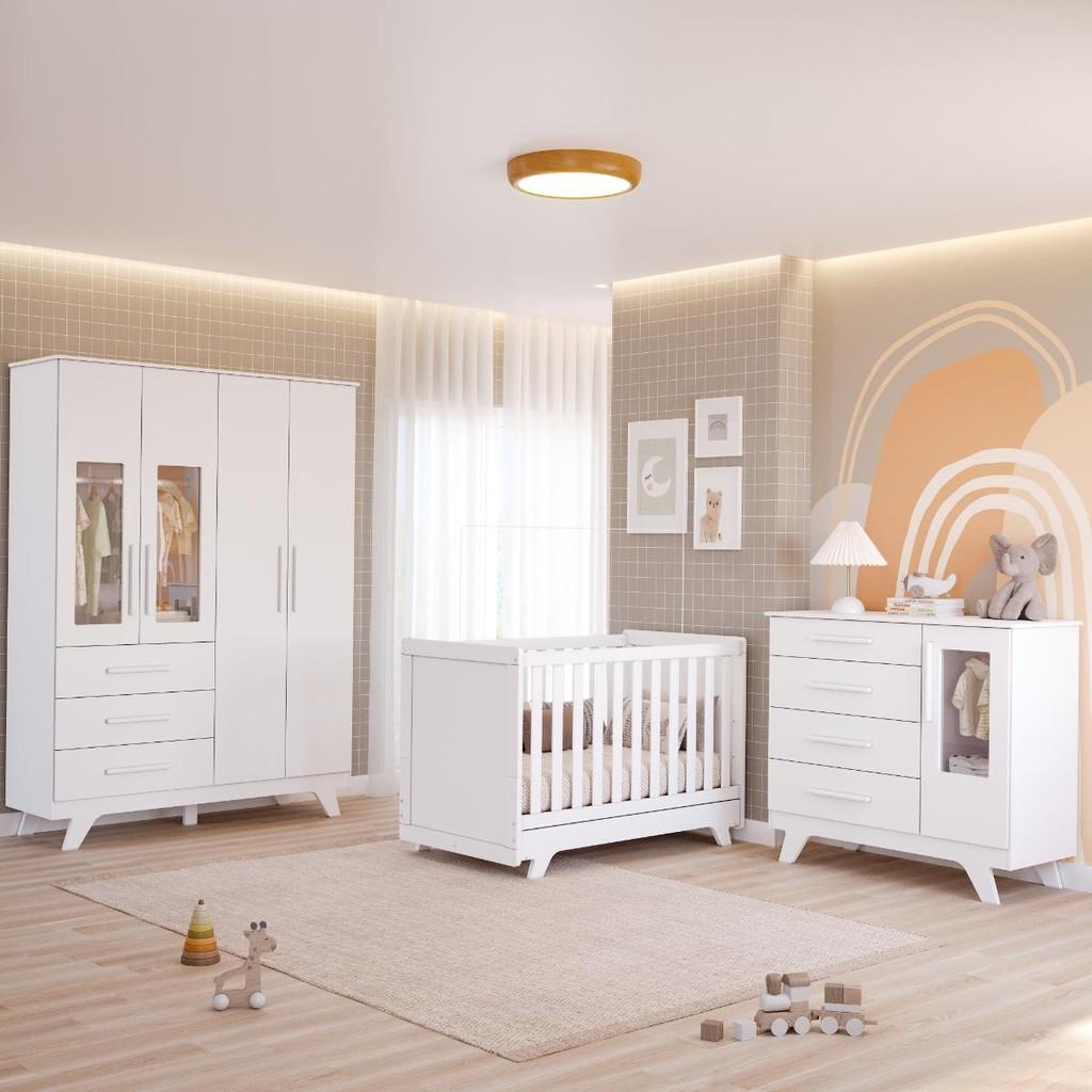 Quarto Bebê Retrô: Conforto e Elegância