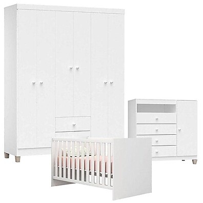 Quarto de Bebê 6 Portas: Conforto e Organização