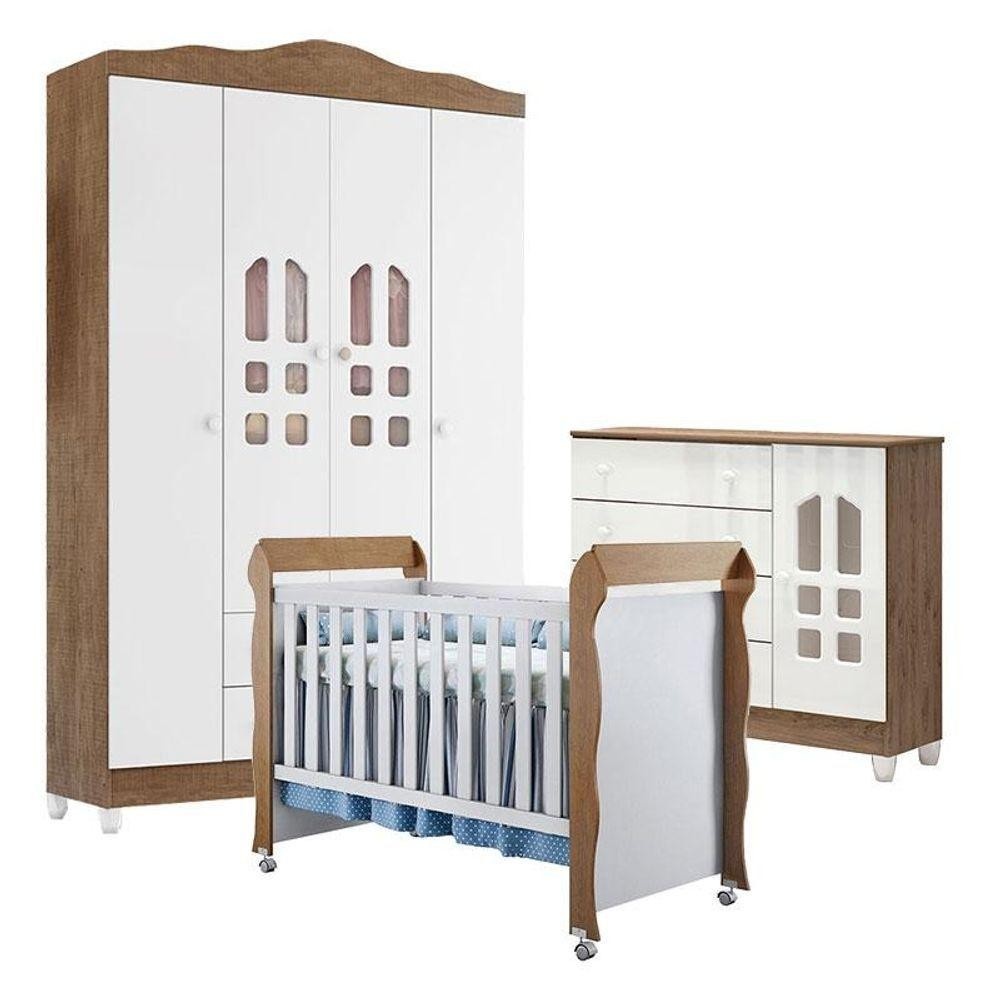 Quarto de Bebê Completo Selena: Conforto e Segurança