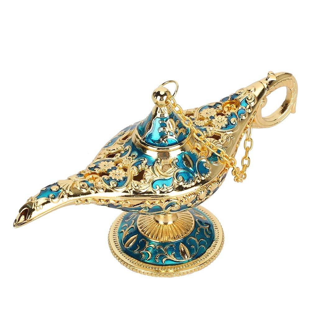 Ornamentos Decorativos para Sala de Estar e Quarto | Kit de Enfeites em Azul com Revestimento Dourado