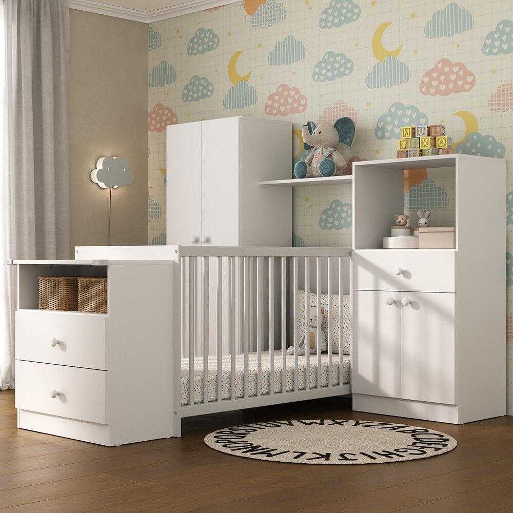 quarto-infantil-olivia-branco-berco-e-comoda