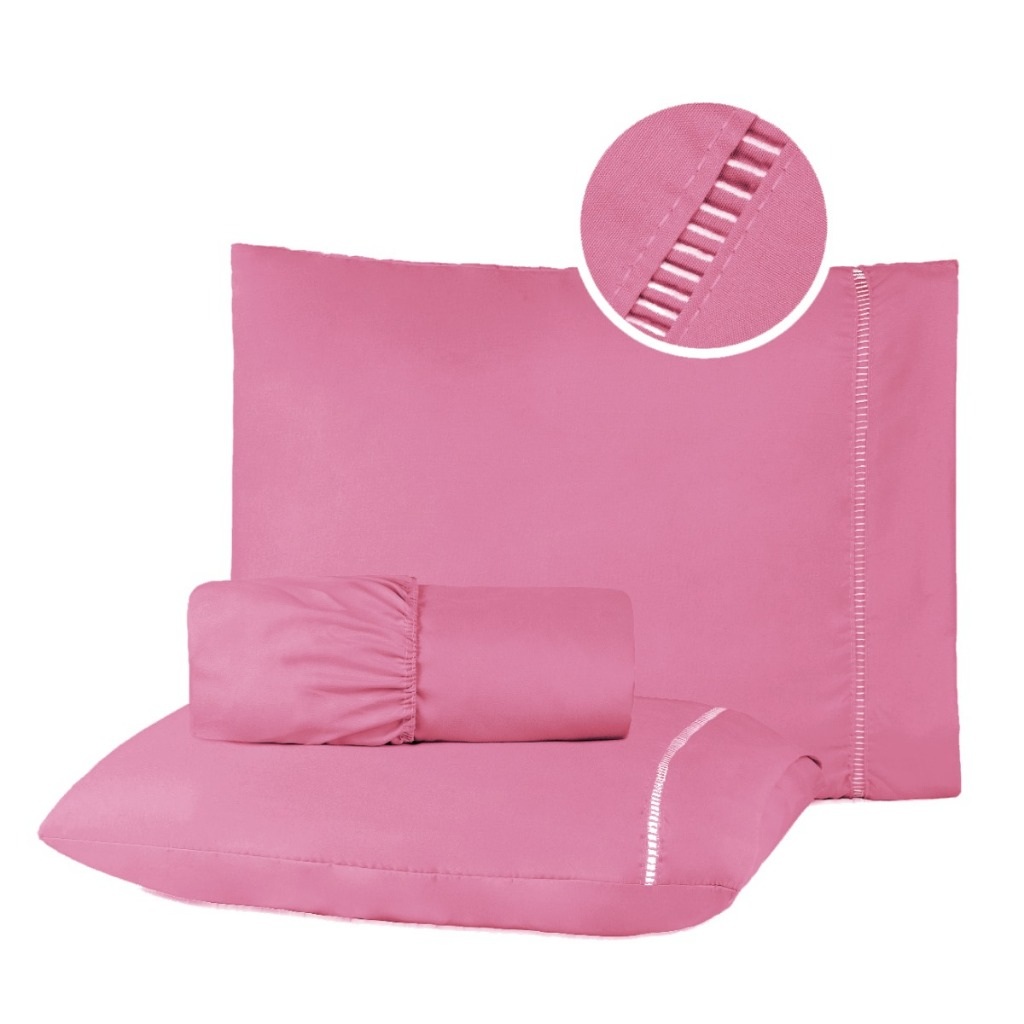 Kit Lençol Queen Micropercal: Maciez e Sofisticação para Seu Quarto