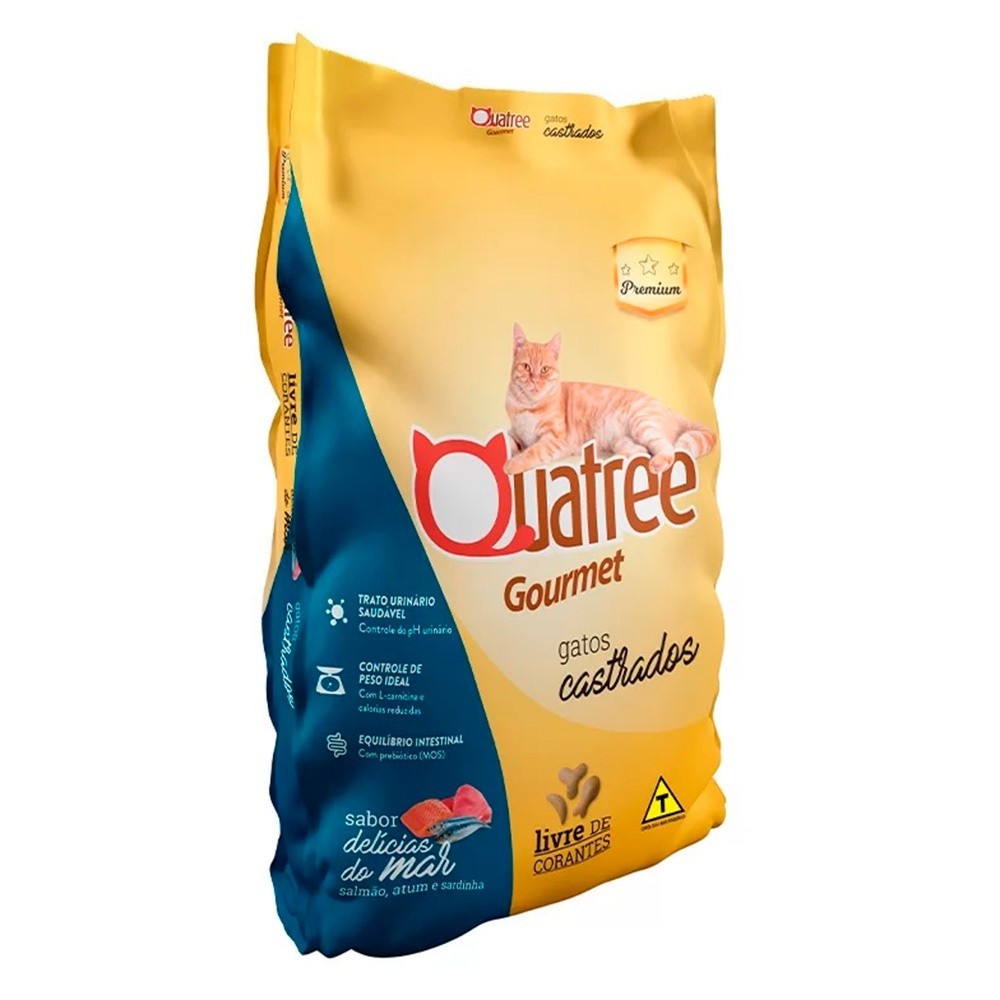 Quatree Gourmet Castrados: Delícias do Mar para seu Gato!
